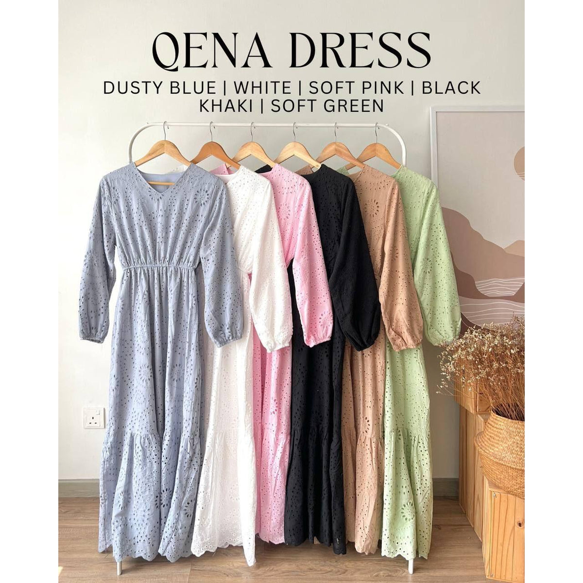 QENA DRESS BY PETIKITA CASUAL