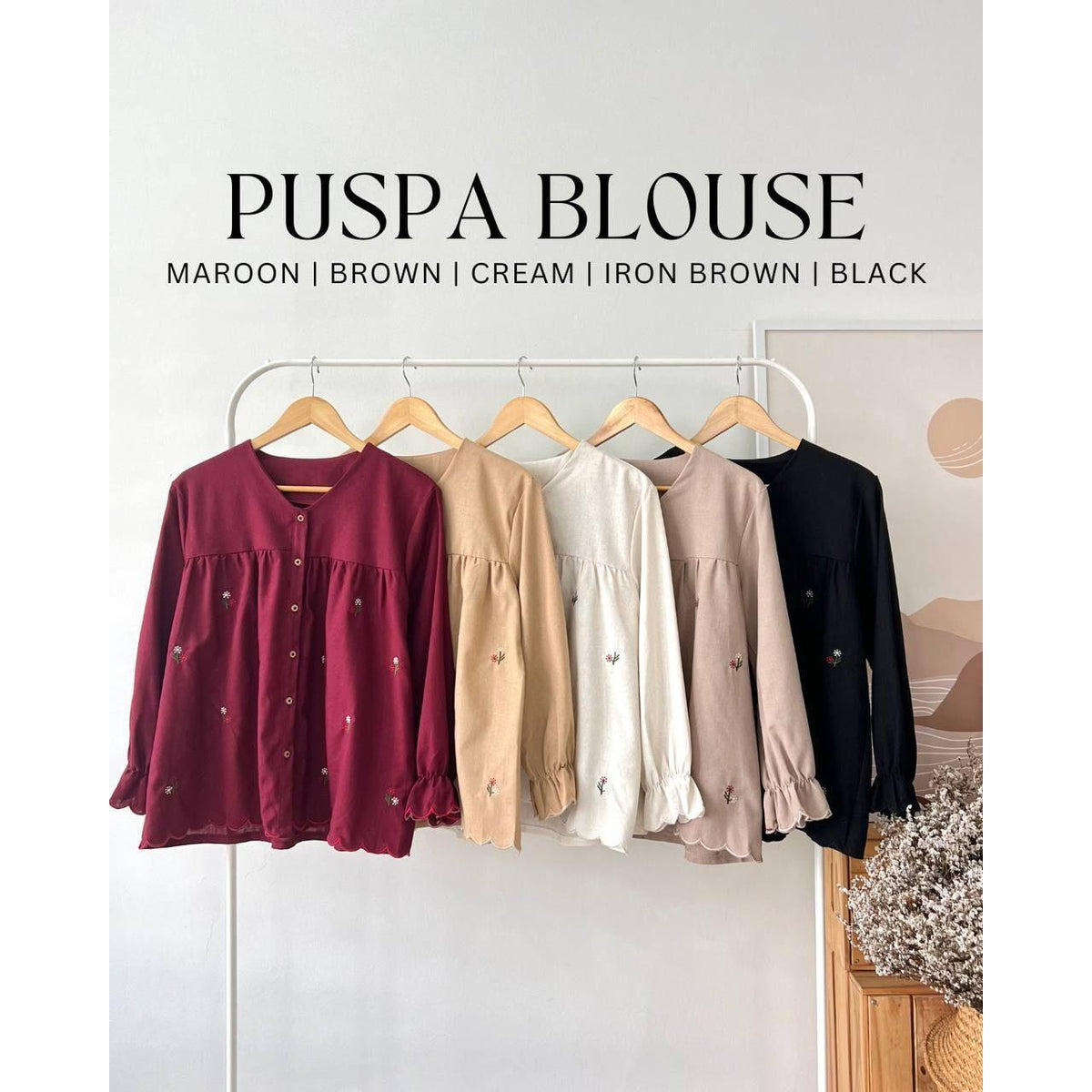 PUSPA BLOUSE BY PETIKITA CASUAL