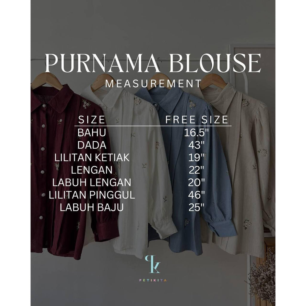 PURNAMA BLOUSE BY PETIKITA CASUAL