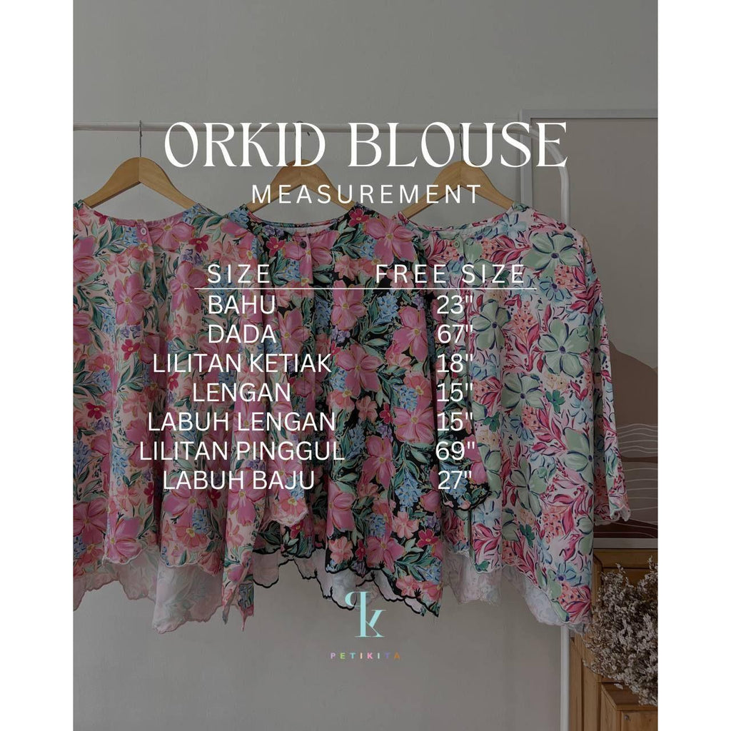 ORKID BLOUSE BY PETIKITA CASUAL