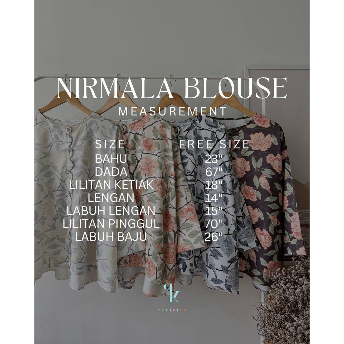 NIRMALA BLOUSE BY PETIKITA CASUAL