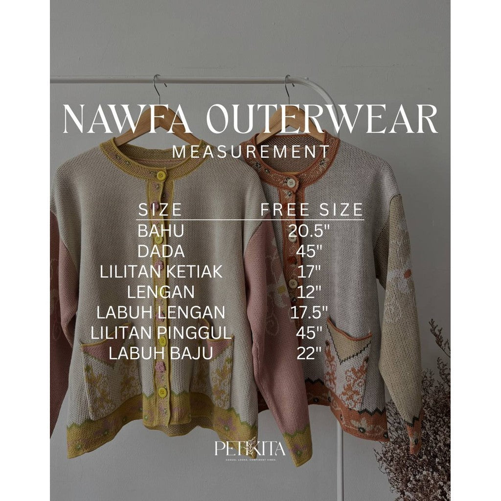 NAWFA CARDIGAN BY PETIKITA CASUAL