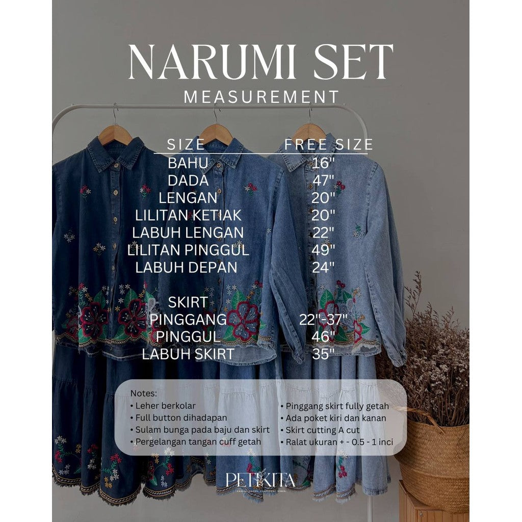 NARUMI SET BY PETIKITA CASUAL