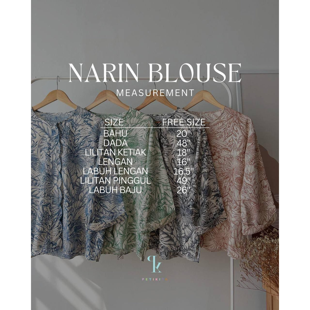 NARIN BLOUSE BY PETIKITA CASUAL