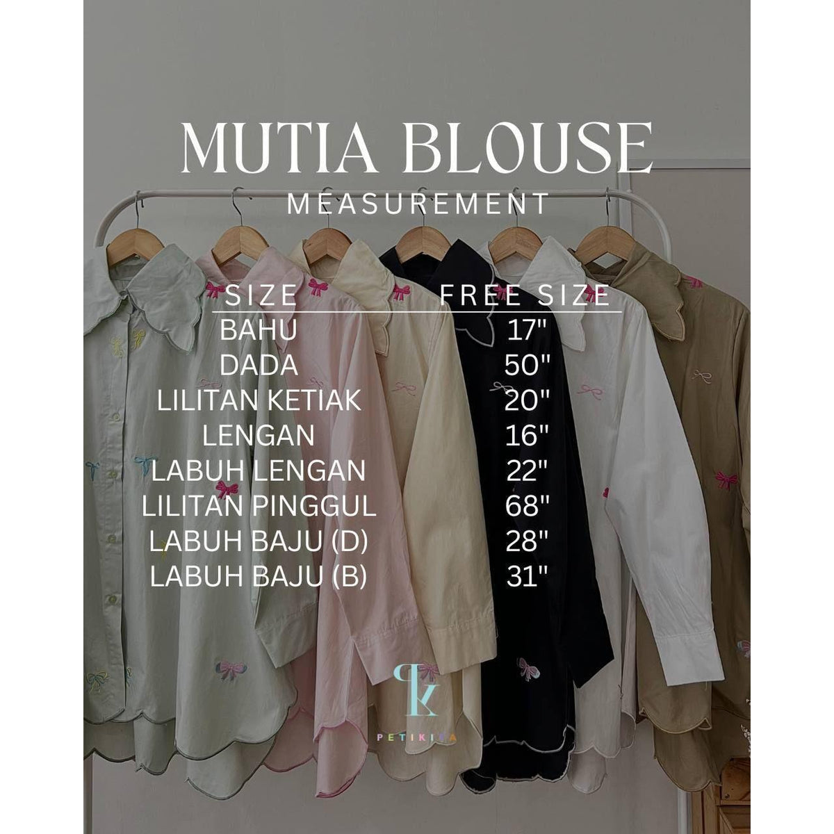 MUTIA BLOUSE BY PETIKITAAAAA