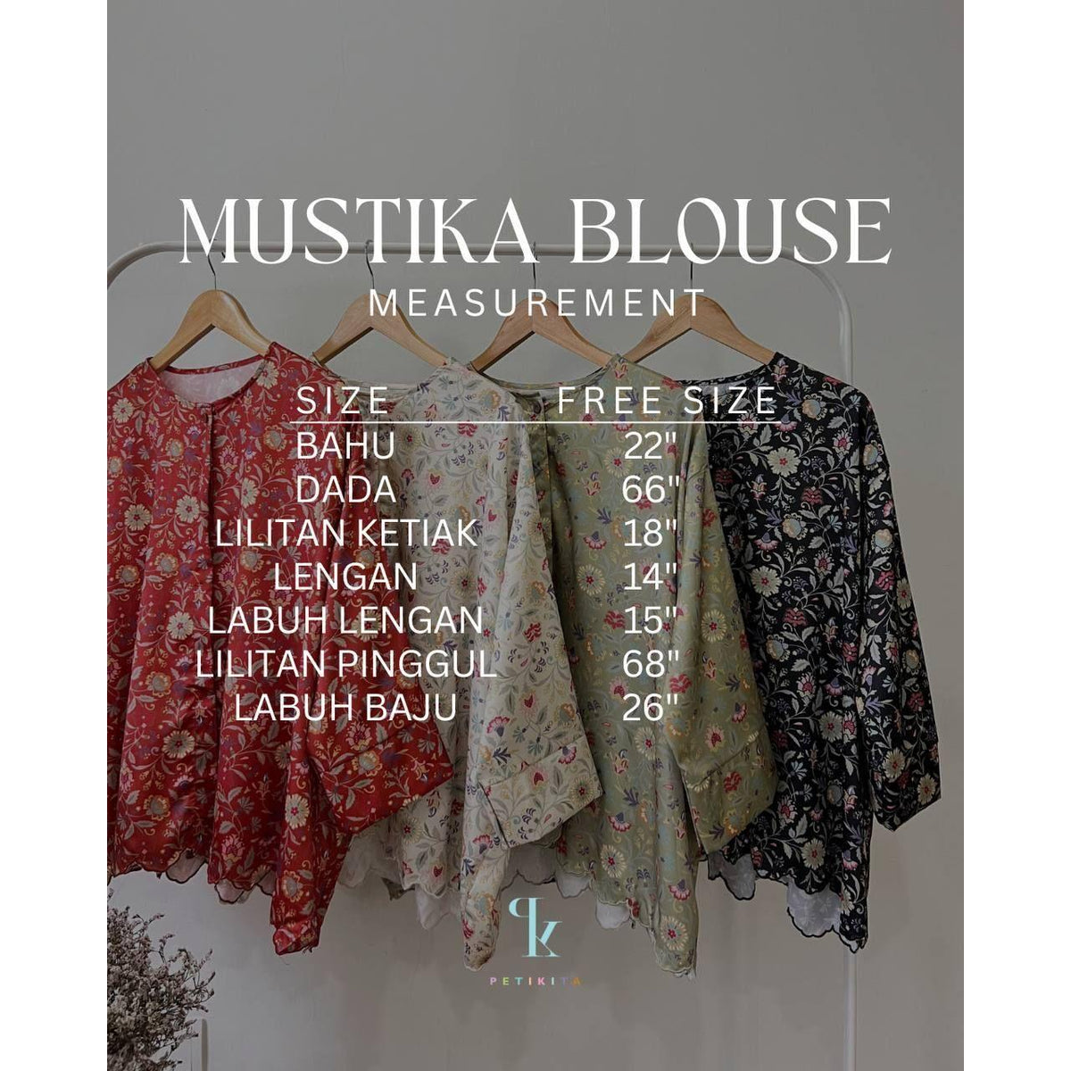 MUSTIKA BLOUSE BY PETIKITA CASUAL