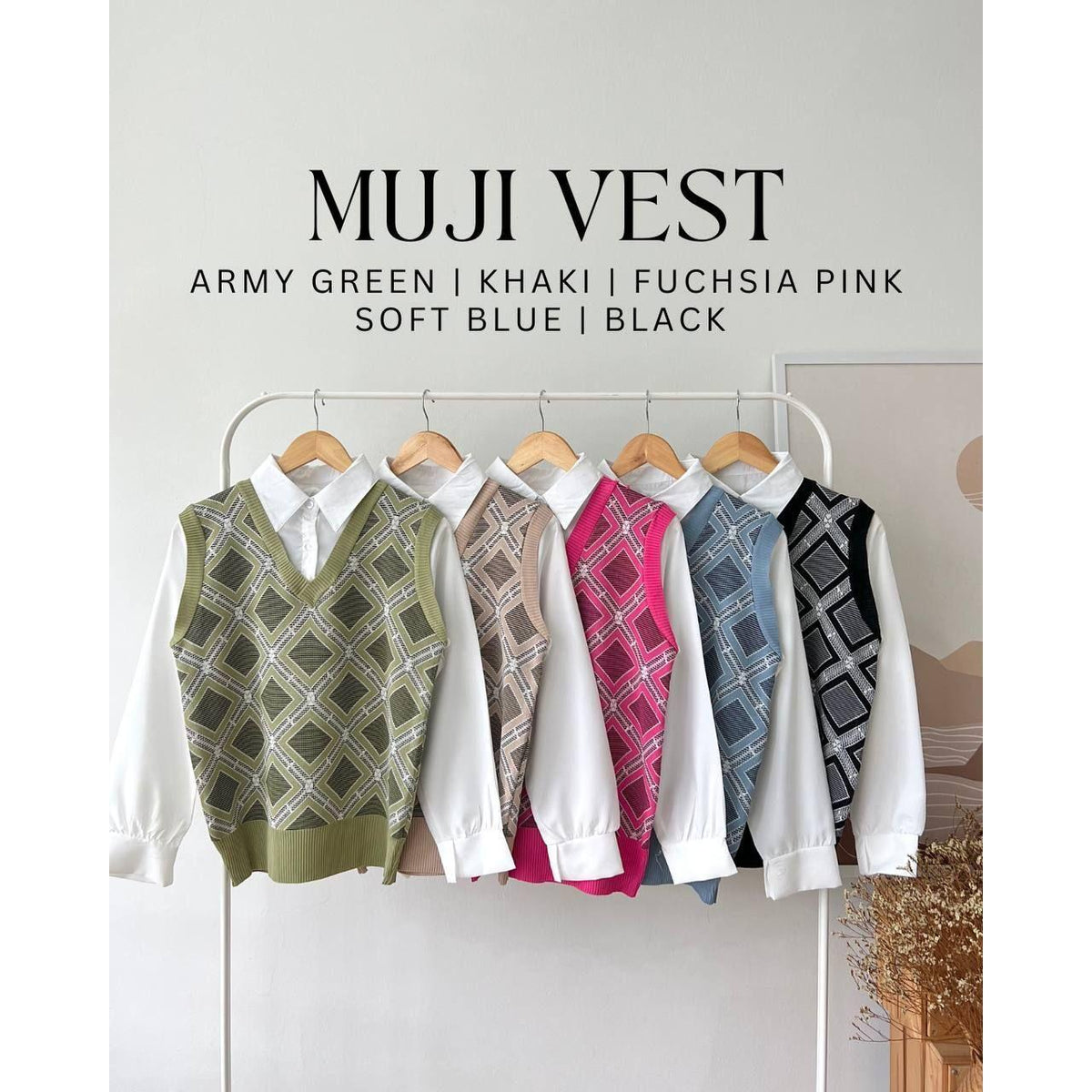MUJI VEST BY PETIKITAA CASUAL