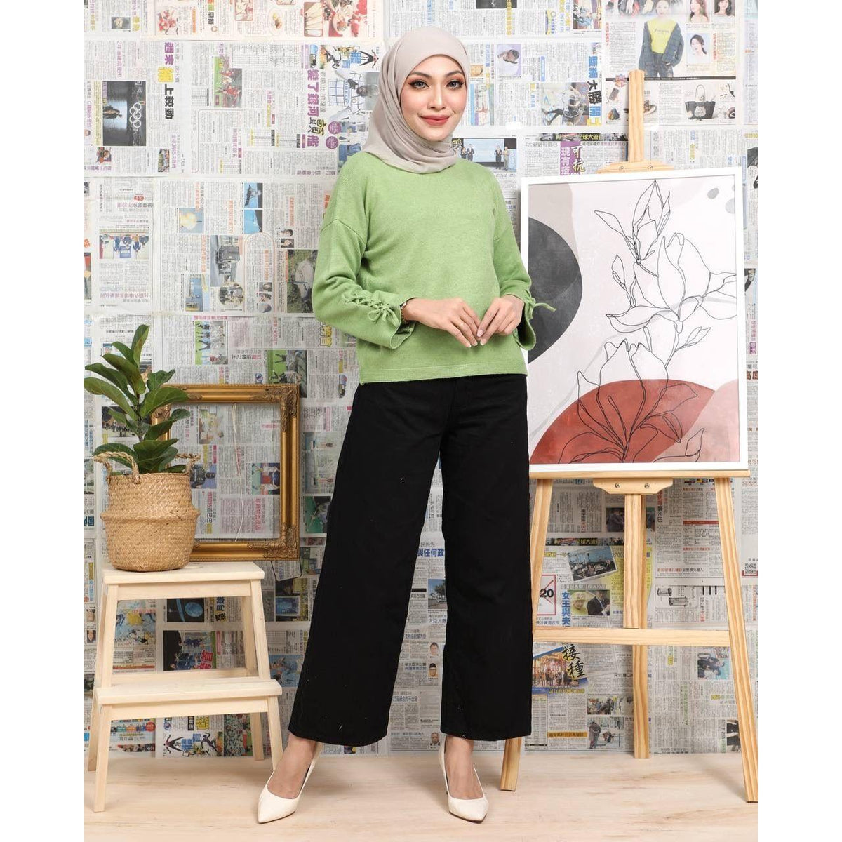 MORELA KNIT TOPS BY PETIKITA CASUAL