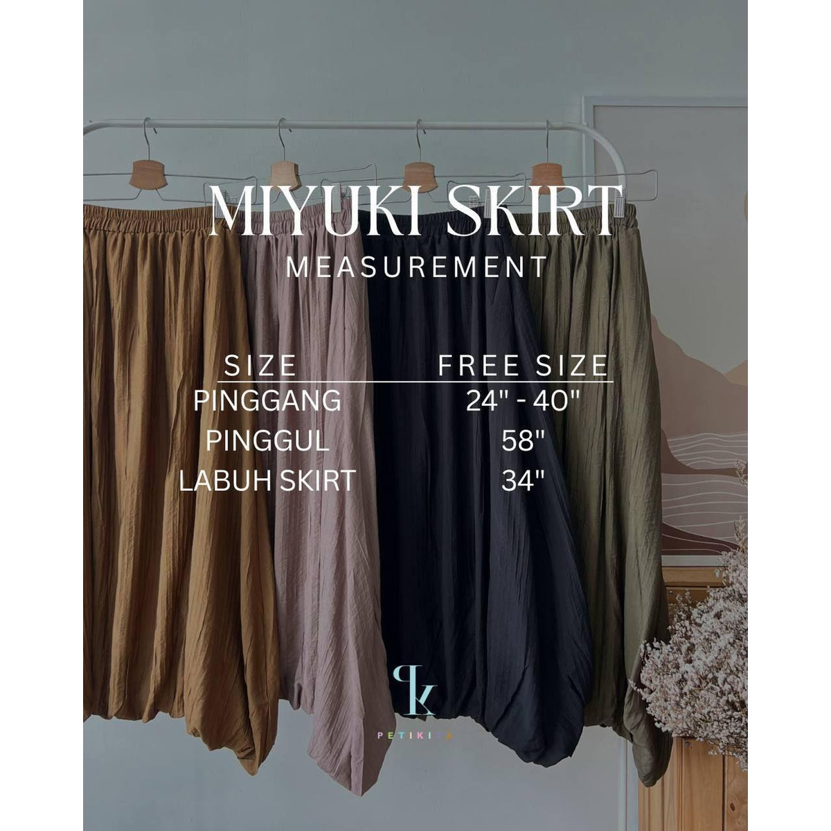 MIYUKI SKIRT BY PETIKITA CASUAL