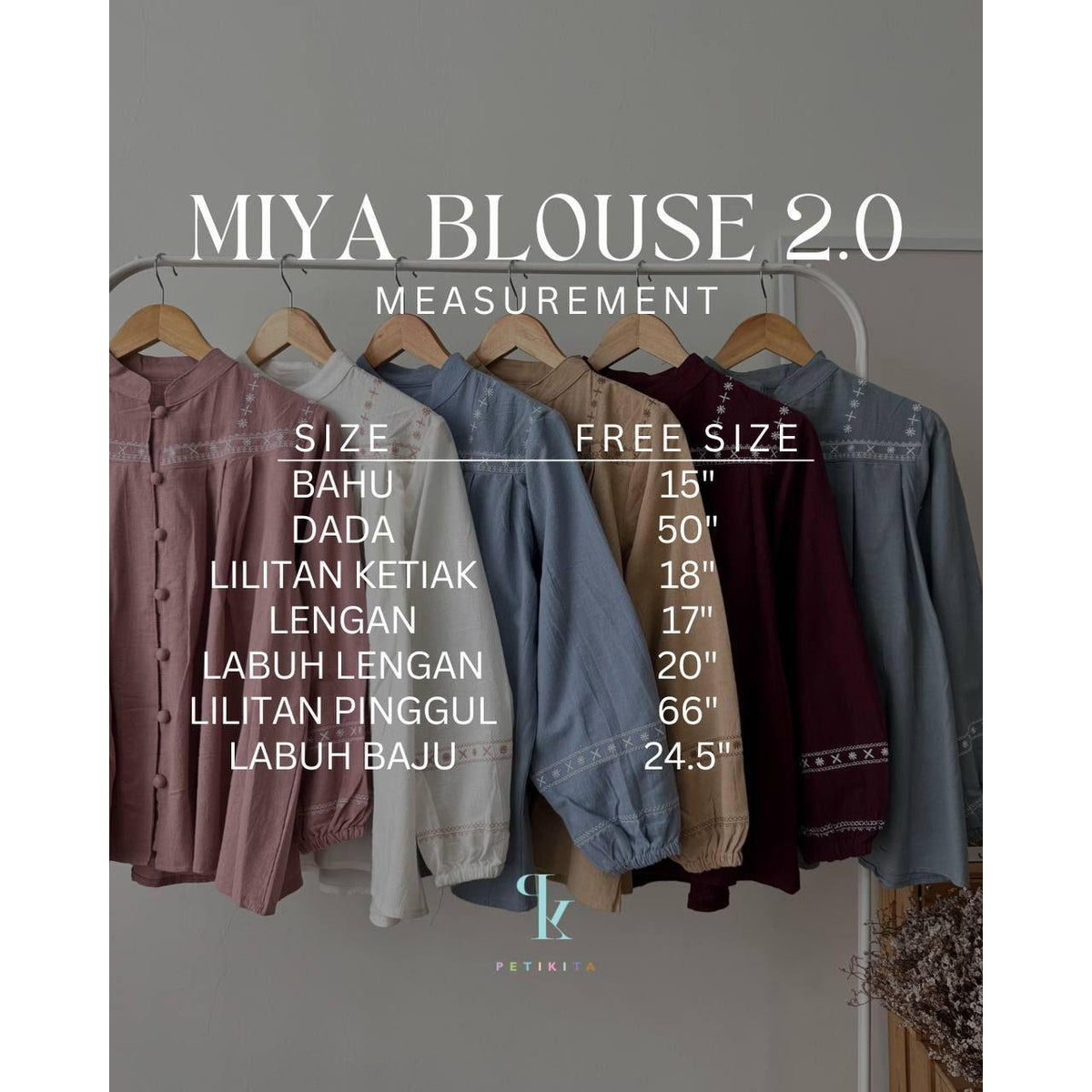 MIYA BLOUSE BY PETIKITA CASUAL