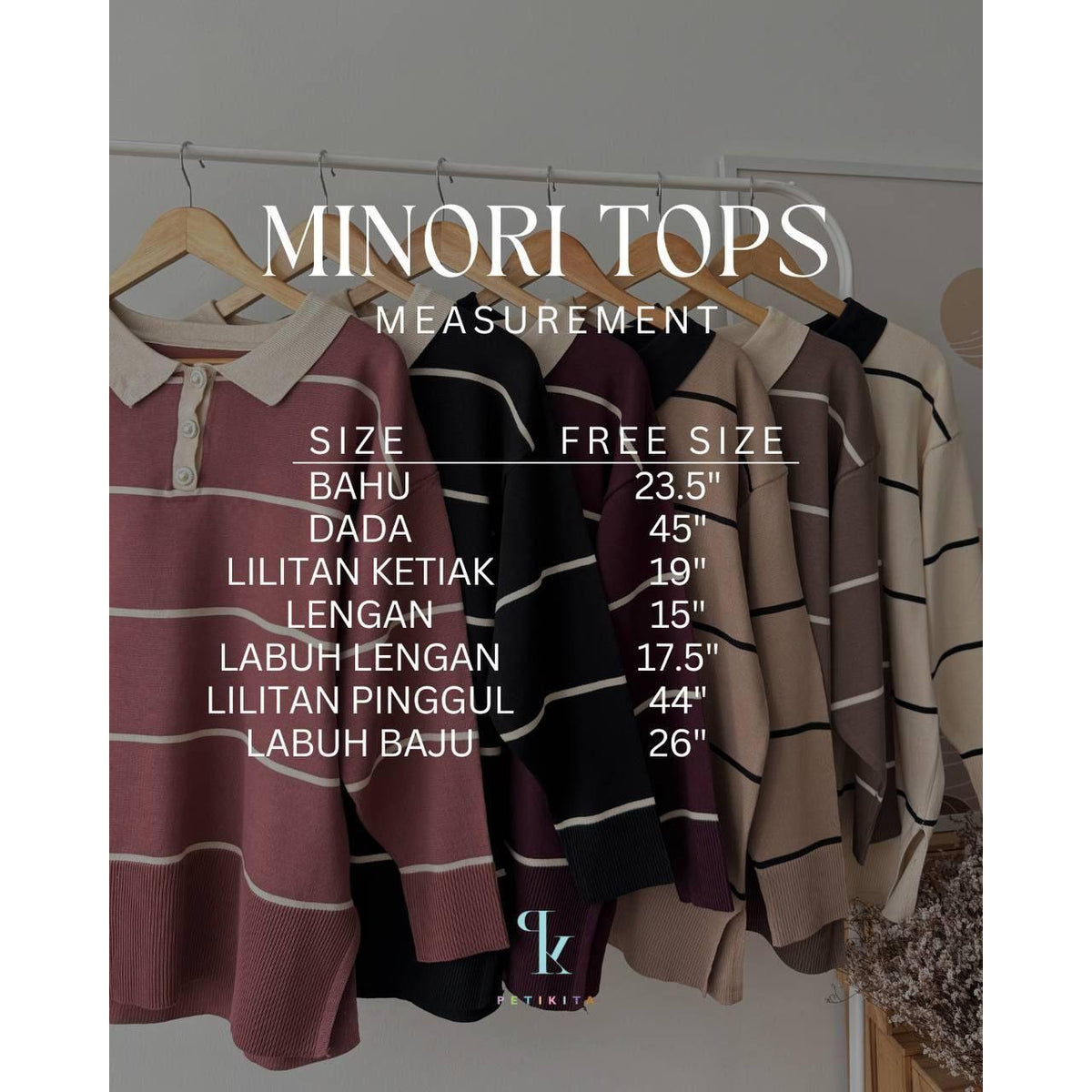 MINORI TOPS BY PETIKITA CASUAL