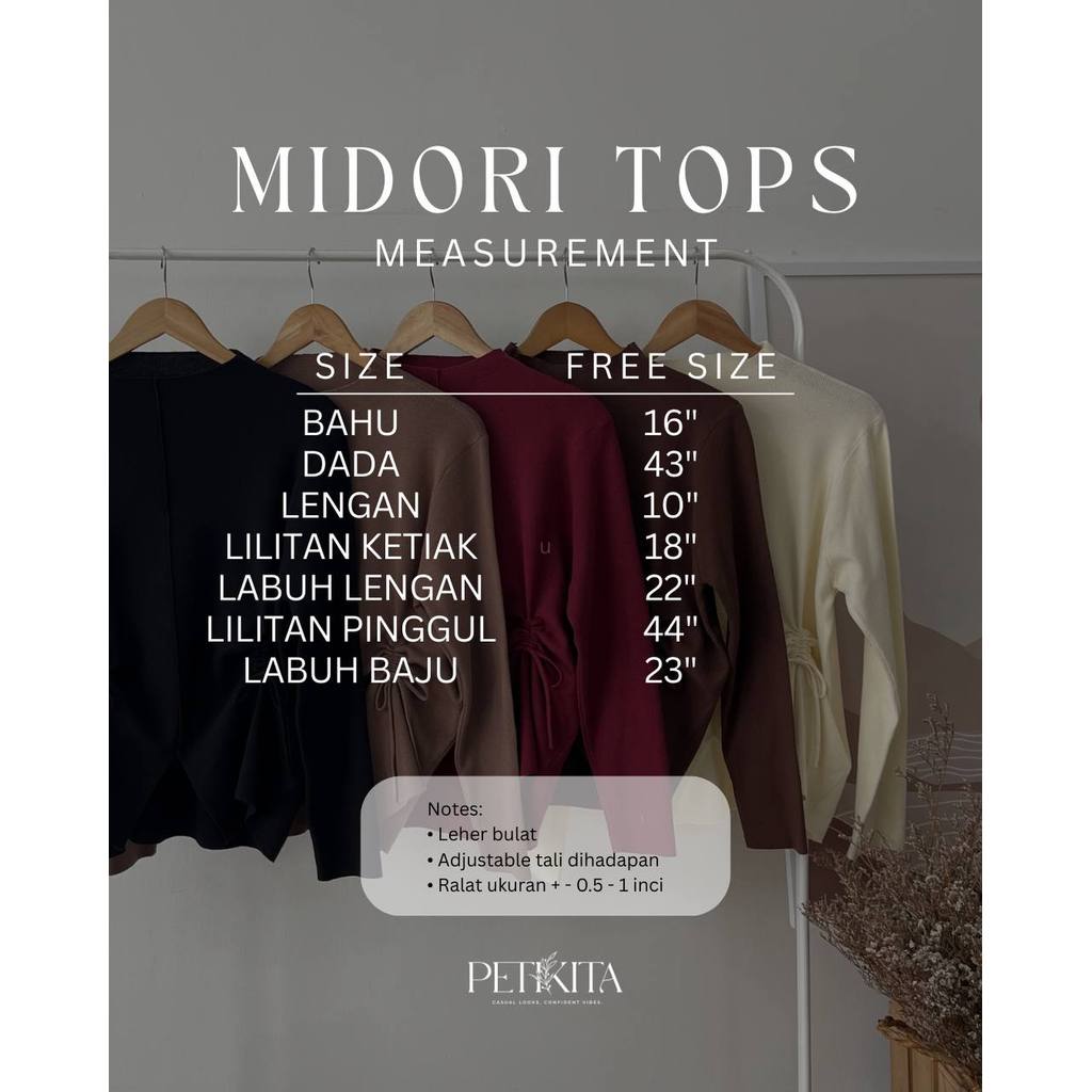MIDORI TOPS PETIKITA KASUAL