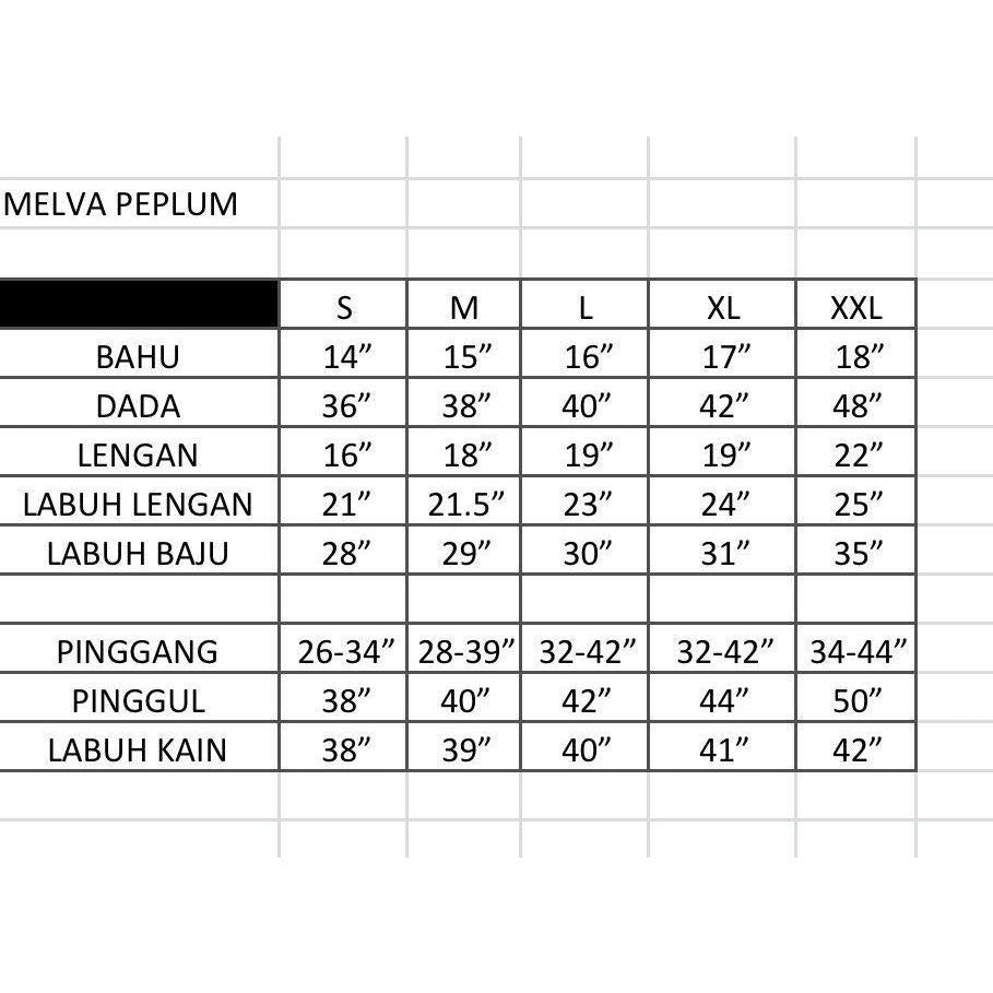 MELVA PEPLUM BY PETIKITA RAYA