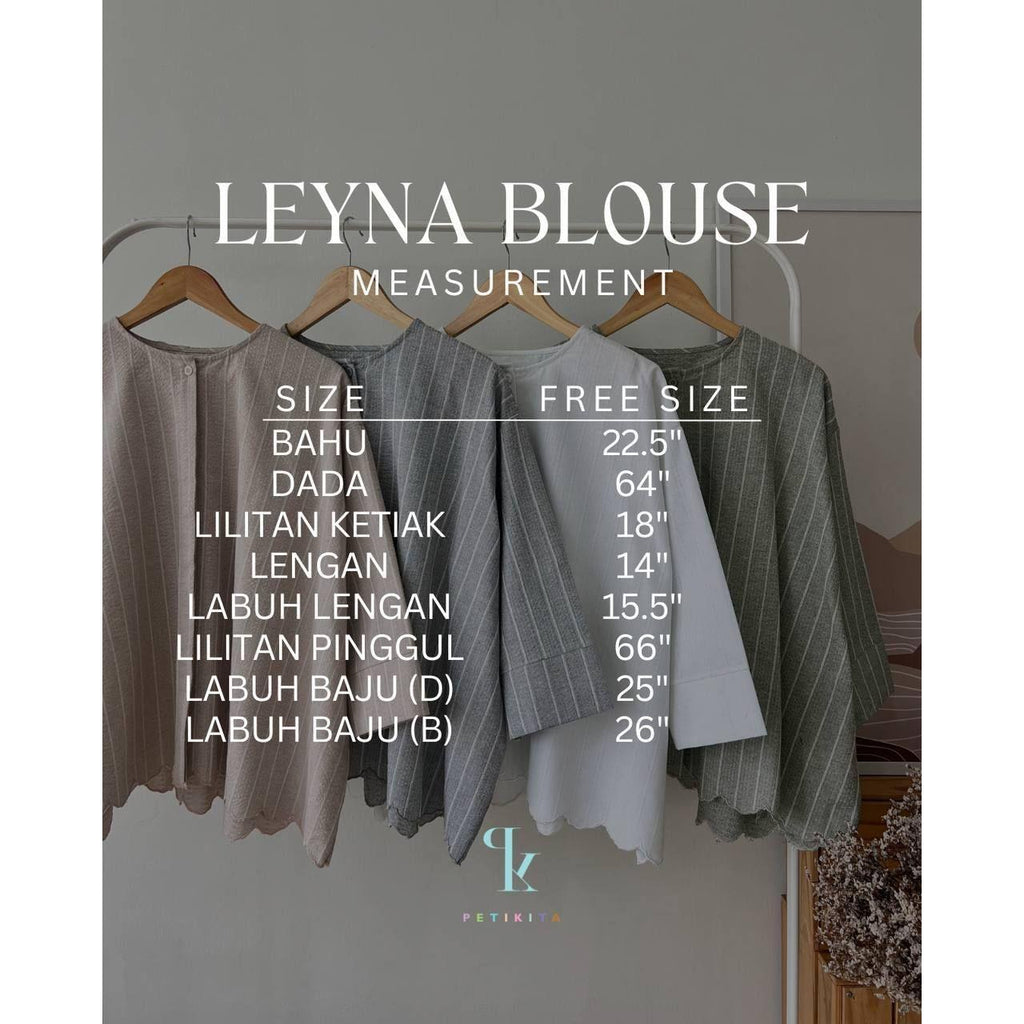 LEYNA BLOUSE BY PETIKITA CASUAL