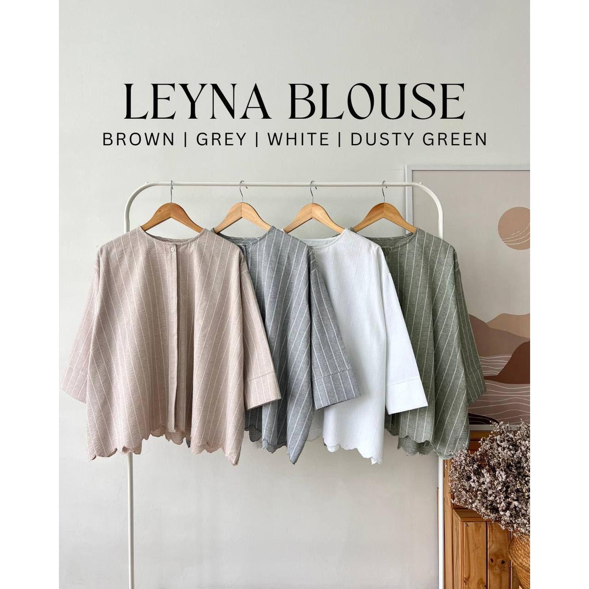 LEYNA BLOUSE BY PETIKITA CASUAL