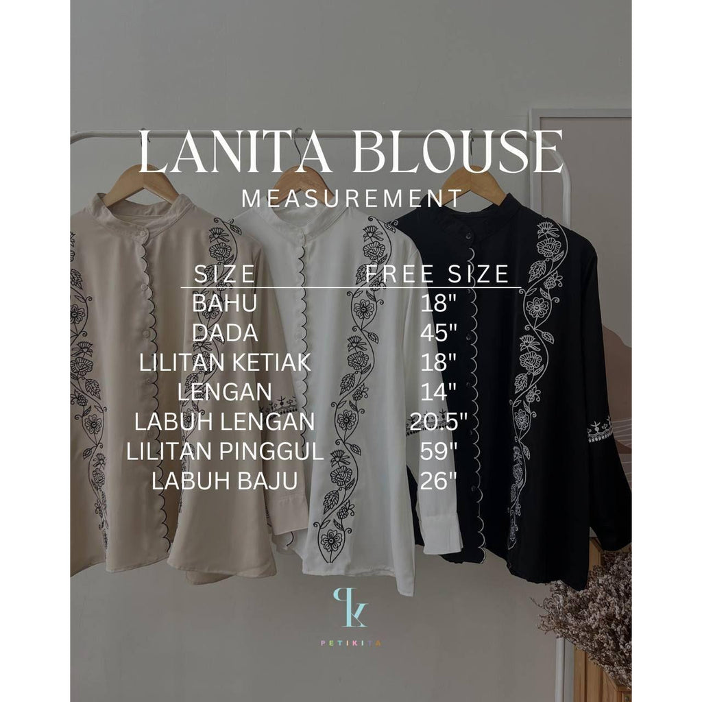 LANITA BLOUSE BY PETIKITA CASUAL