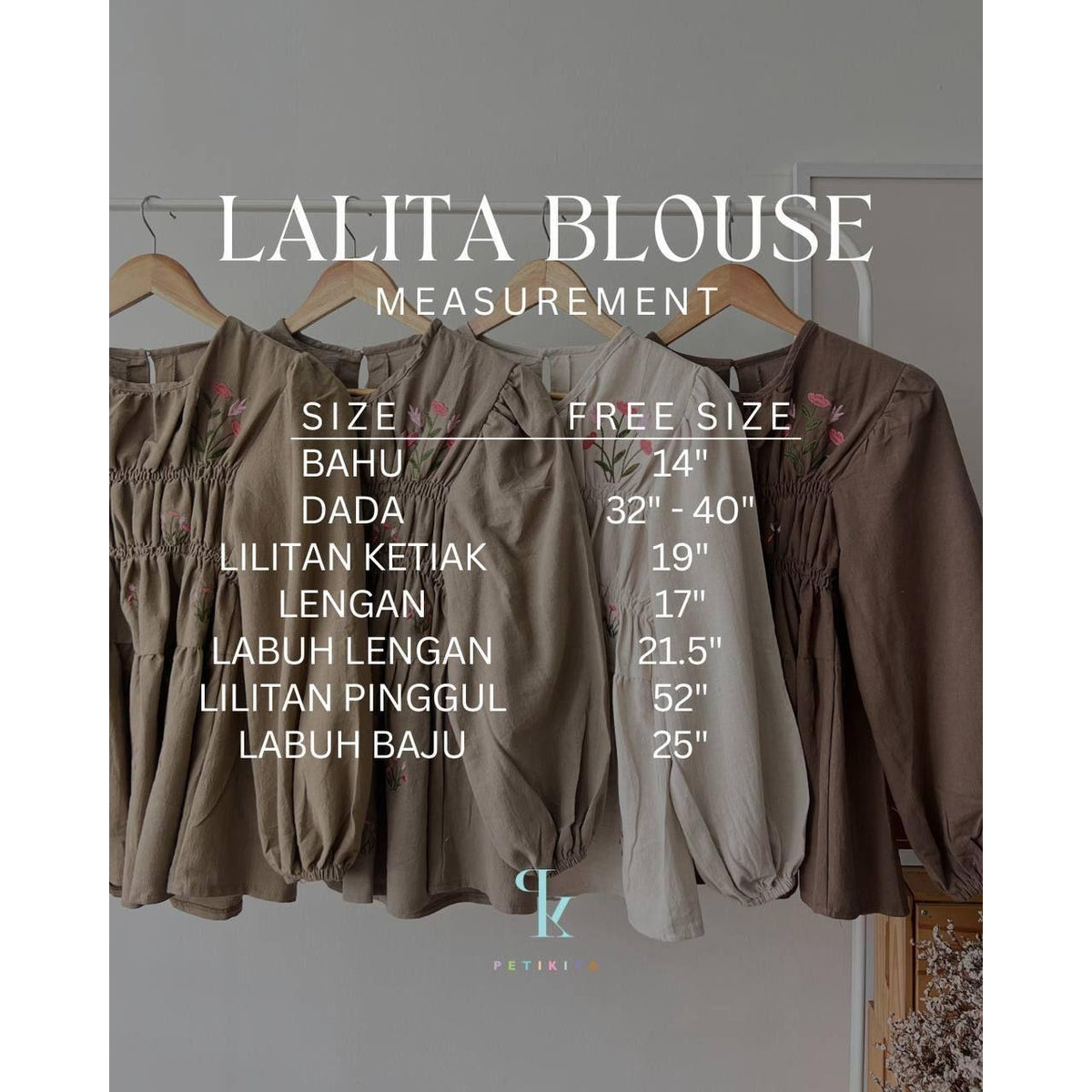 LALITA BLOUSE BY PETIKITA CASUAL