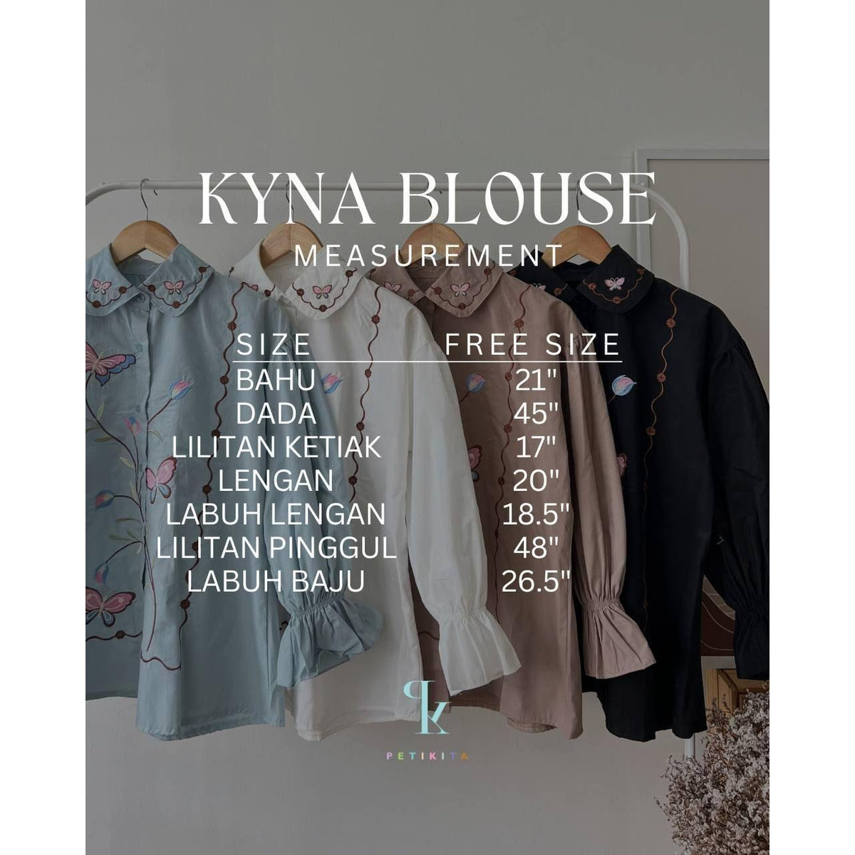 KYNA BLOUSE BY PETIKITA CASUAL