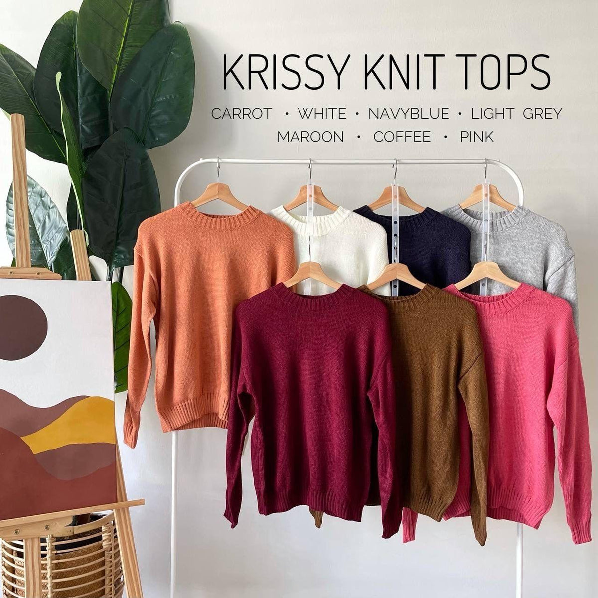 KRISSY KNIT TOPS BY PETIKITA CASUAL