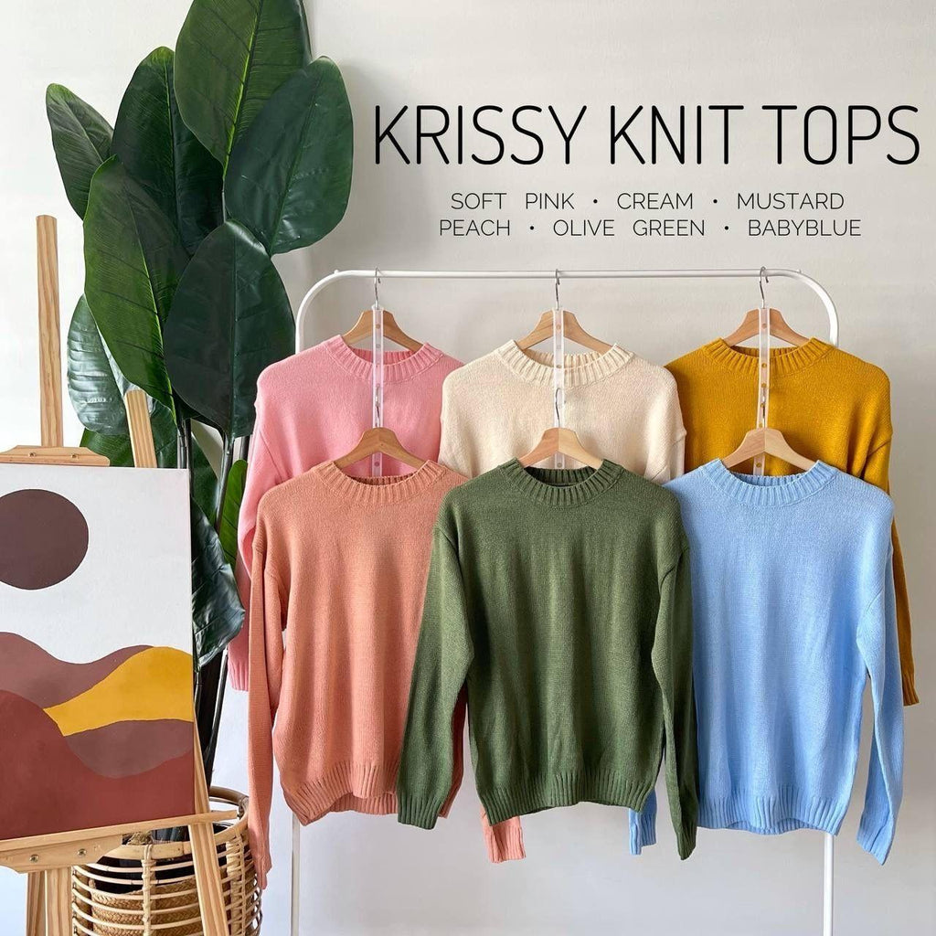 KRISSY KNIT TOPS BY PETIKITA CASUAL
