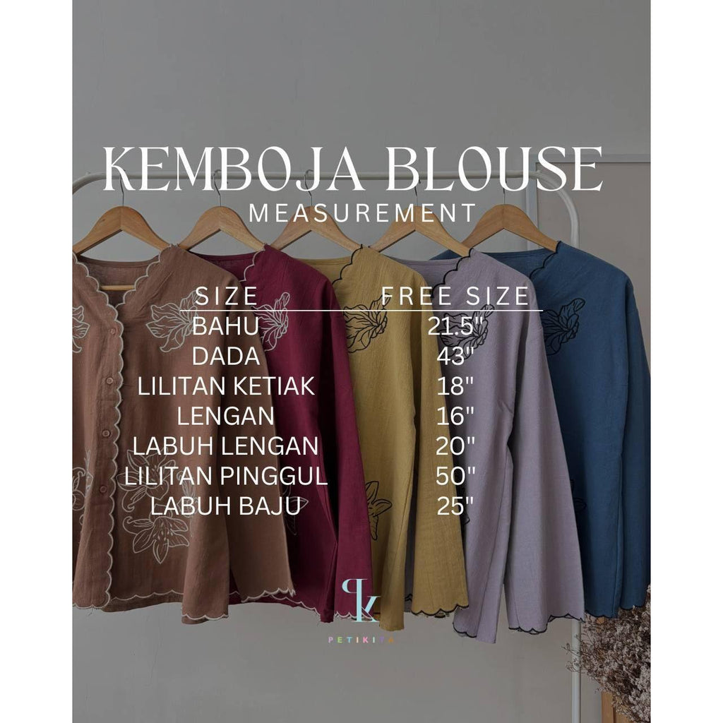KEMBOJA 2.0 BLOUSE BY PETIKITA CASUAL