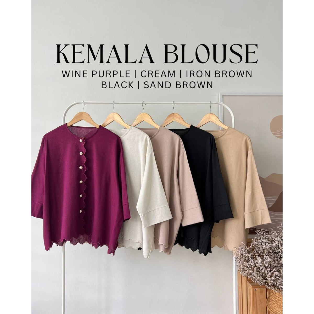 KEMALA BLOUSE BY PETIKITA CASUAL