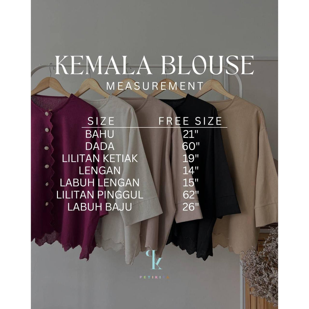 KEMALA BLOUSE BY PETIKITA CASUAL