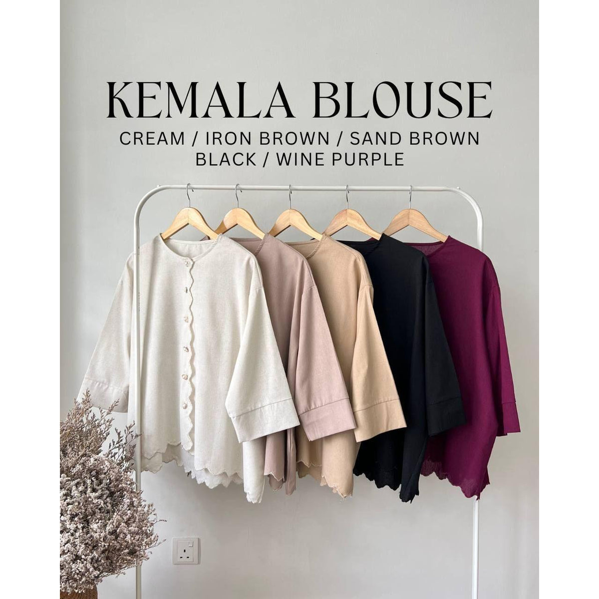 KEMALA BLOUSE BY PETIKITA CASUAL