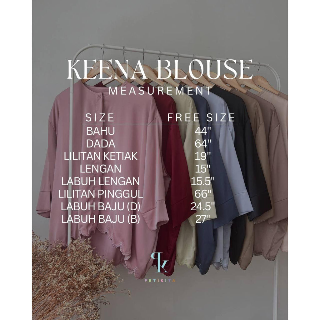 KEENA BLOUSE BY PETIKITA CASUAL