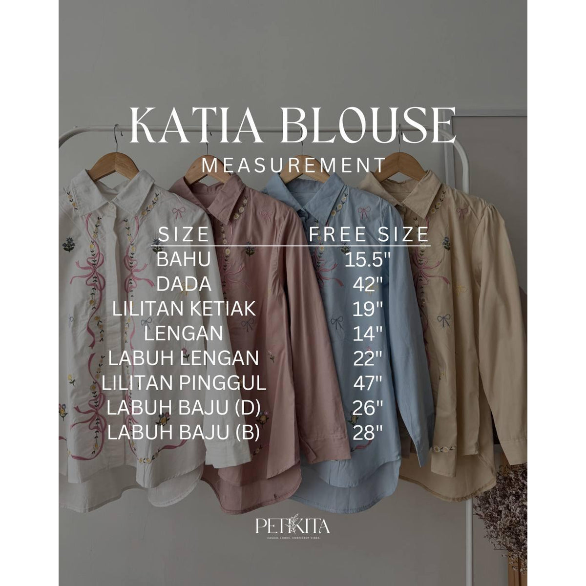 KATIA BLOUSE BY PETIKITA CASUAL