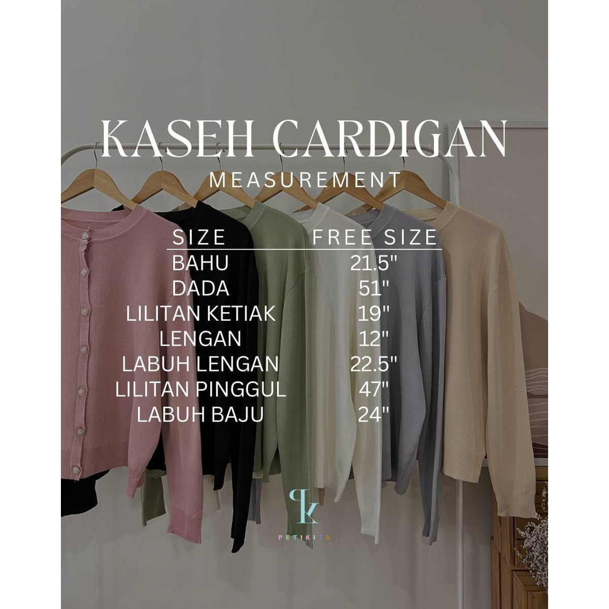 KASEH CARDIGAN BY PETIKITA CASUAL