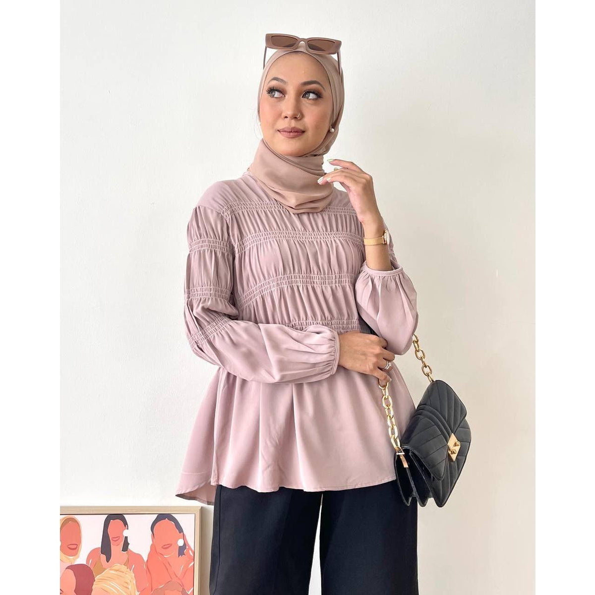 KARA BLOUSE  BY PETIKITA CASUAL