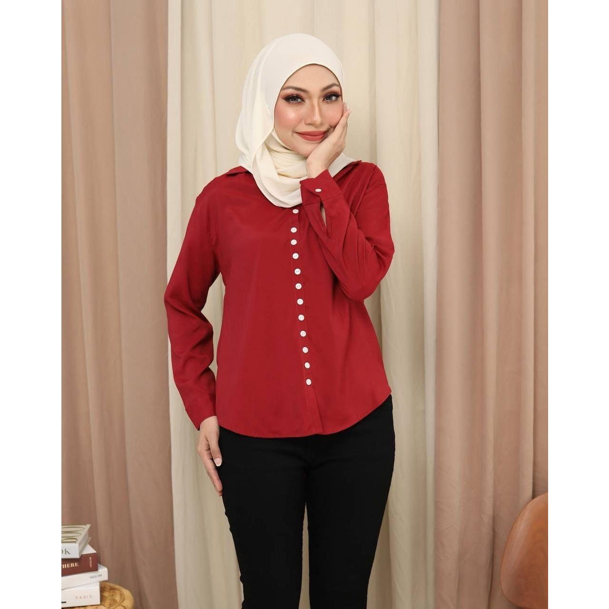 KANZA BLOUSE BY PETIKITA CASUAL