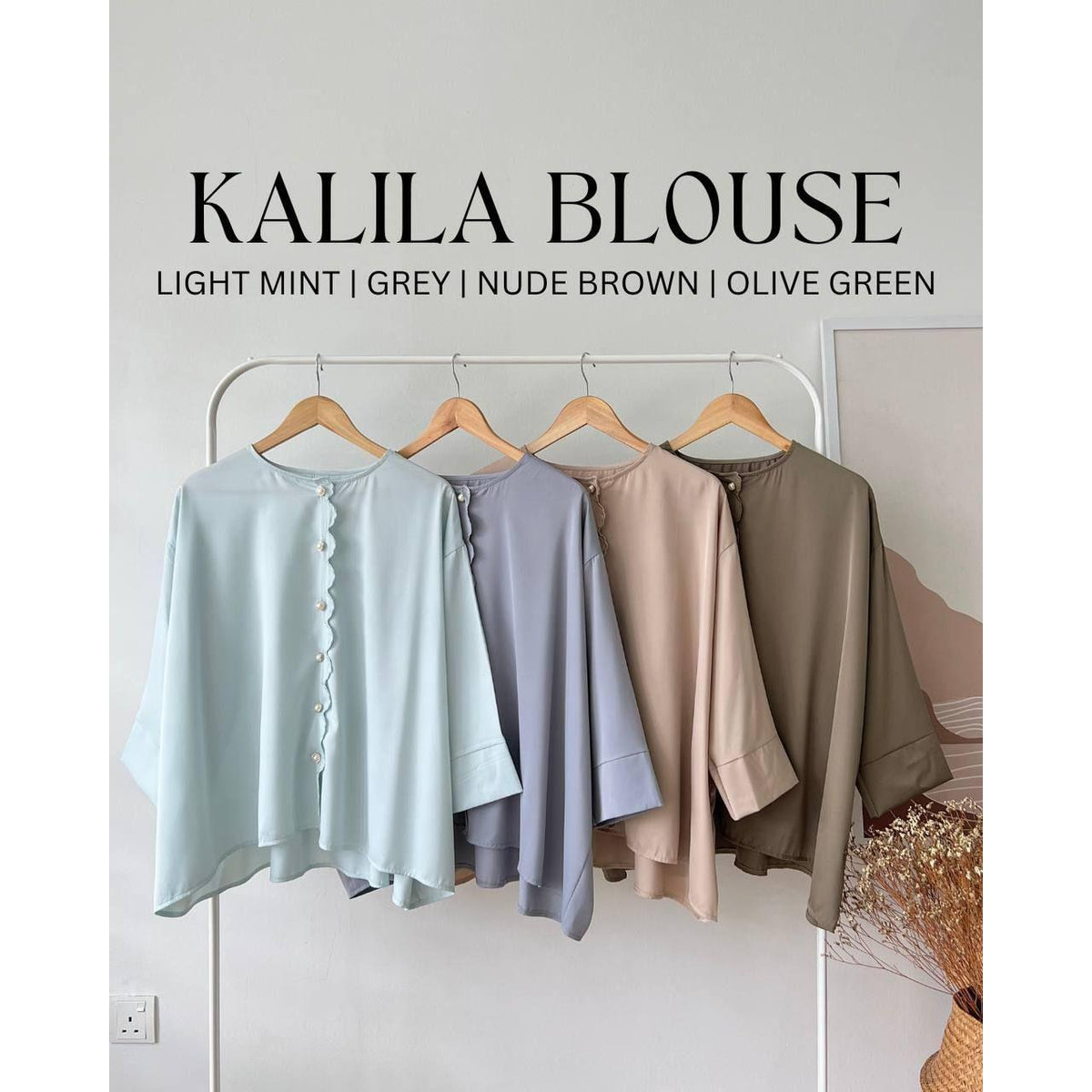 KALILA BLOUSE BY PETIKITA CASUAL