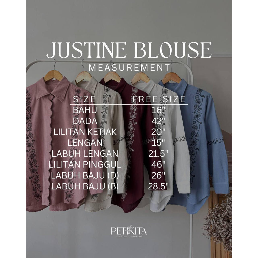 JUSTINE BLOUSE BY PETIKITA CASUAL