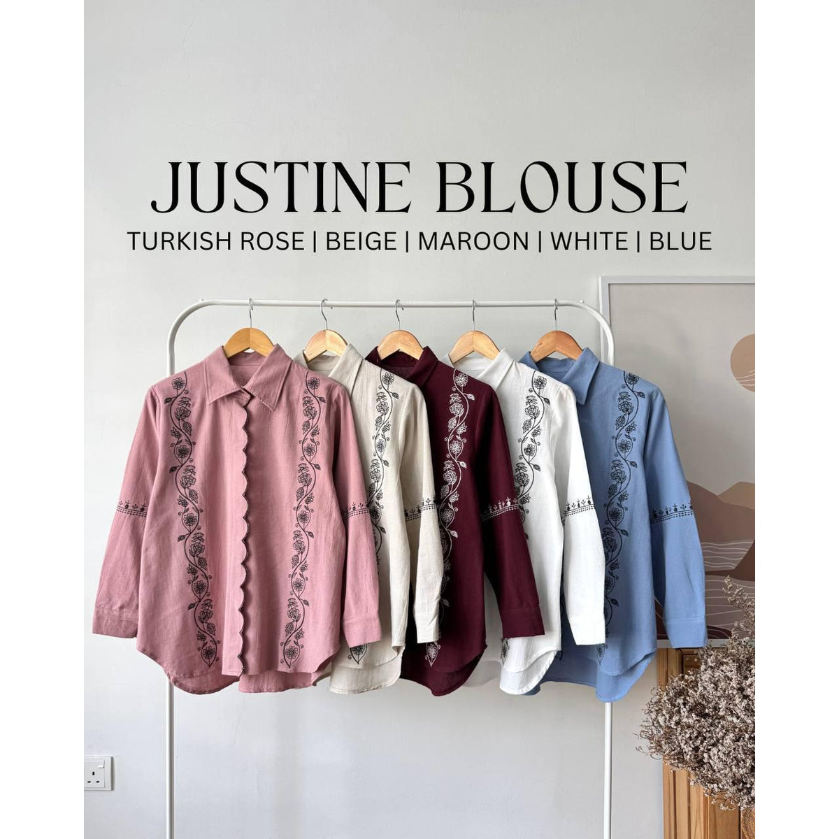 JUSTINE BLOUSE BY PETIKITA CASUAL