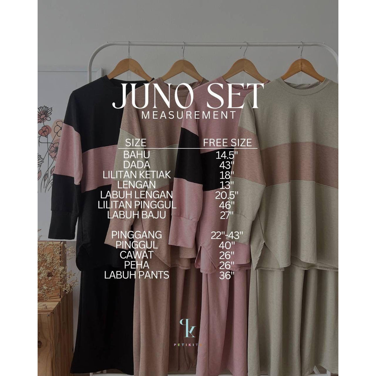 JUNO SET BY PETIKITA CASUAL