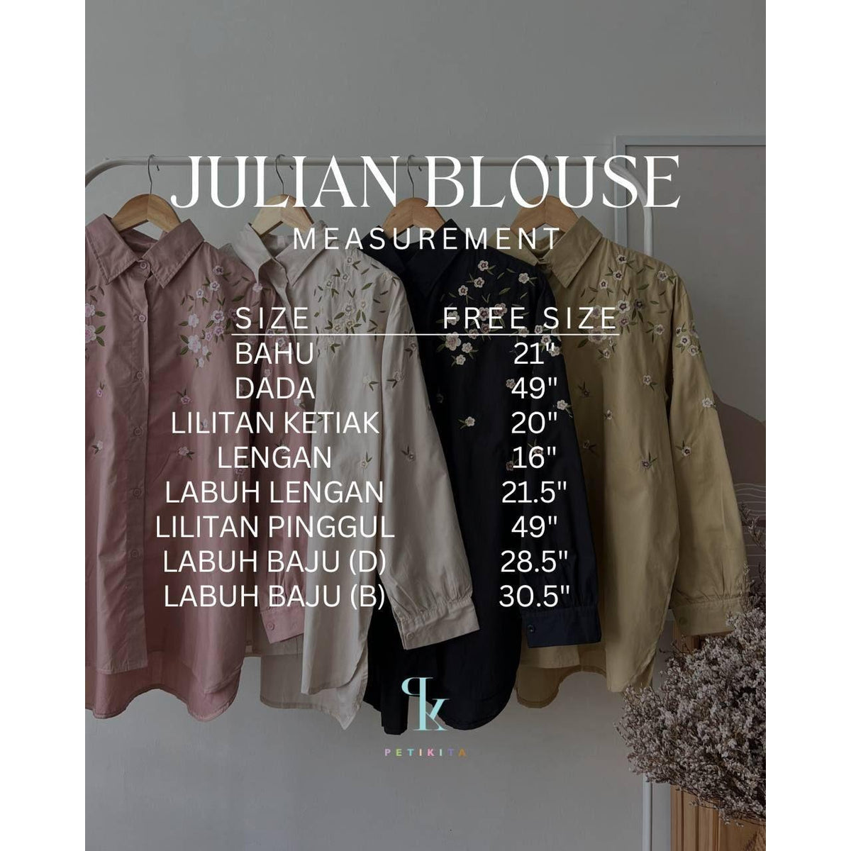 JULIAN BLOUSE BY PETIKITA