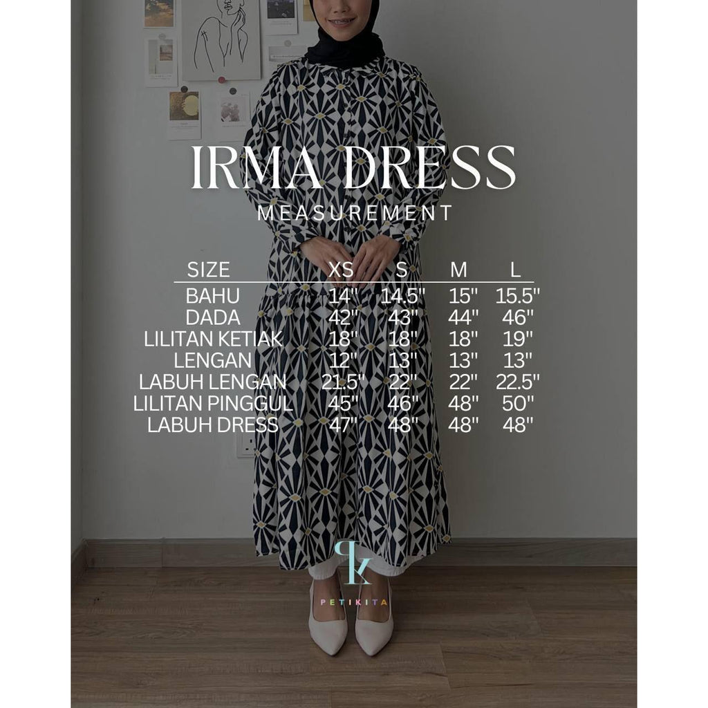 IRMA DRESS BY PETIKITA CASUAL
