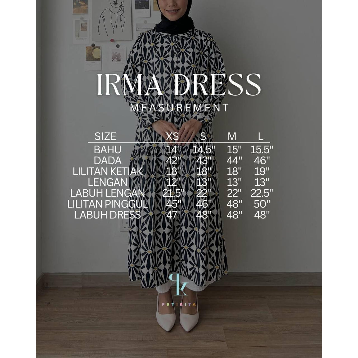 IRMA DRESS BY PETIKITA CASUAL