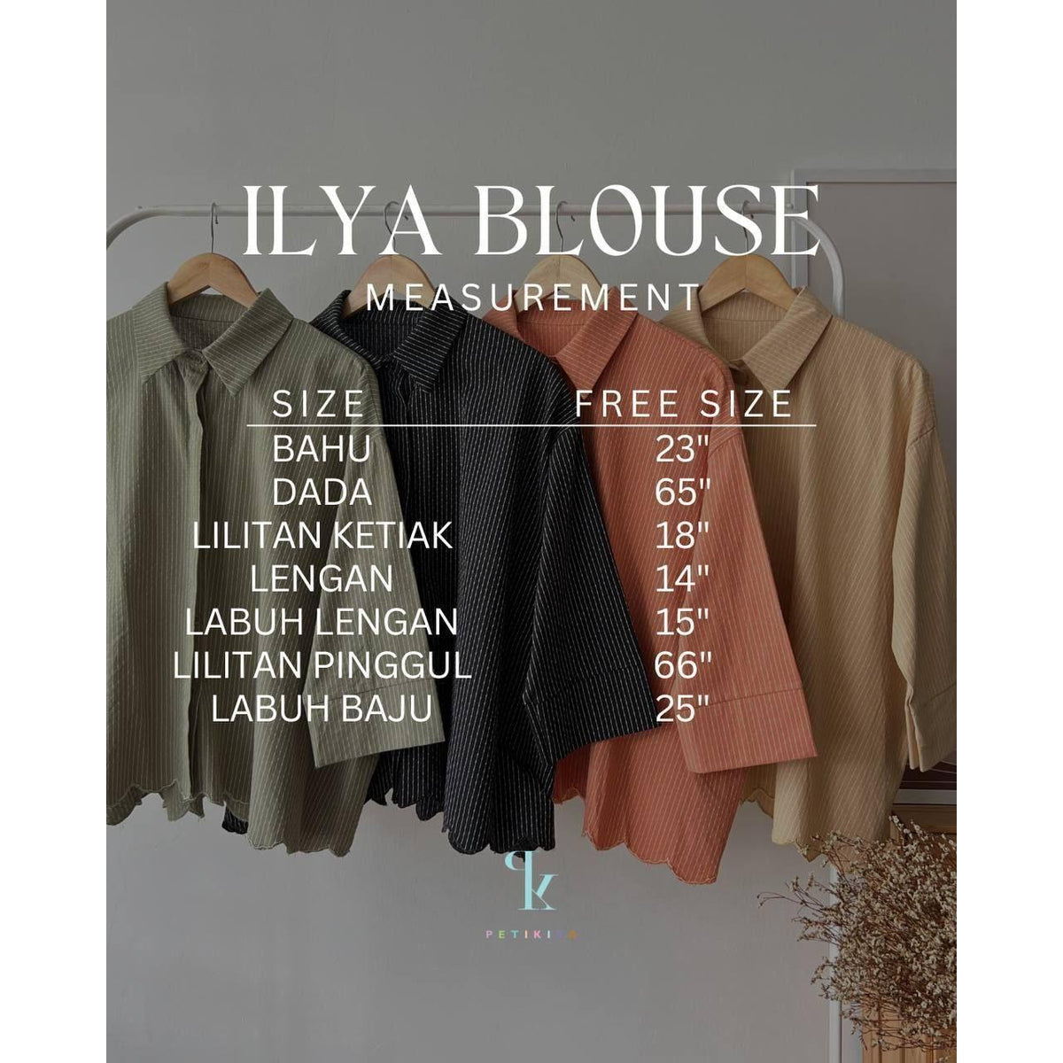 ILYA BLOUSE BY PETIKITA CASUAL