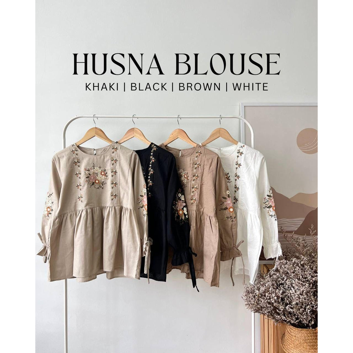 HUSNA BLOUSE BY PETIKITA CASUAL