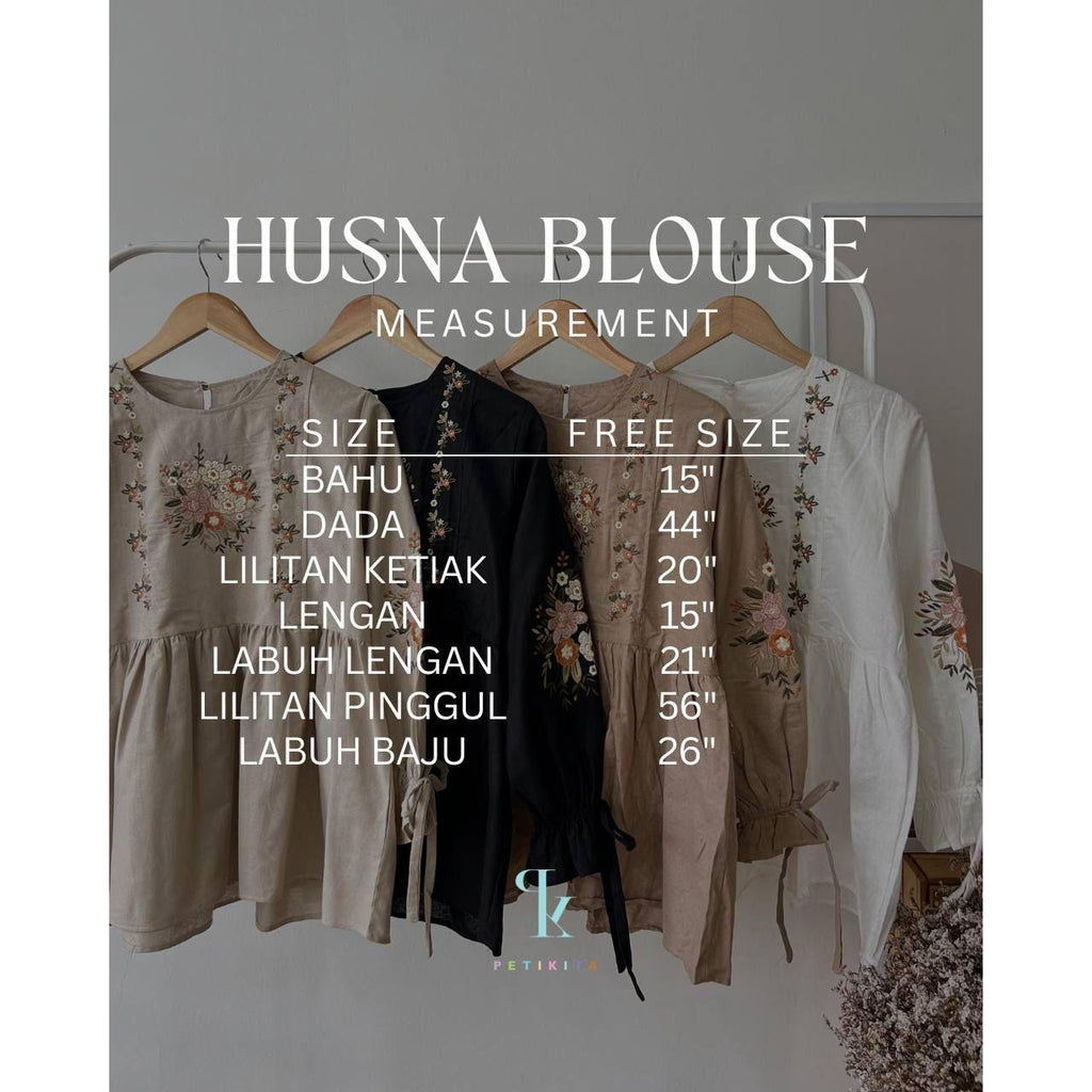 HUSNA BLOUSE BY PETIKITA CASUAL