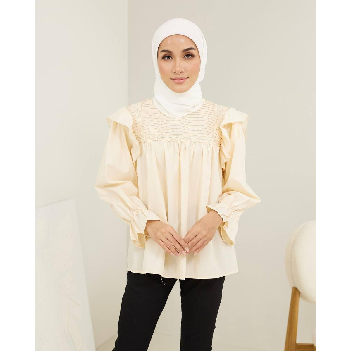 HEME BLOUSE BY PETIKITA CASUAL