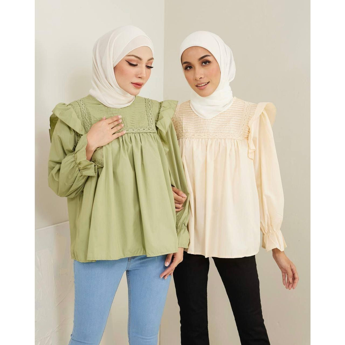 HEME BLOUSE BY PETIKITA CASUAL