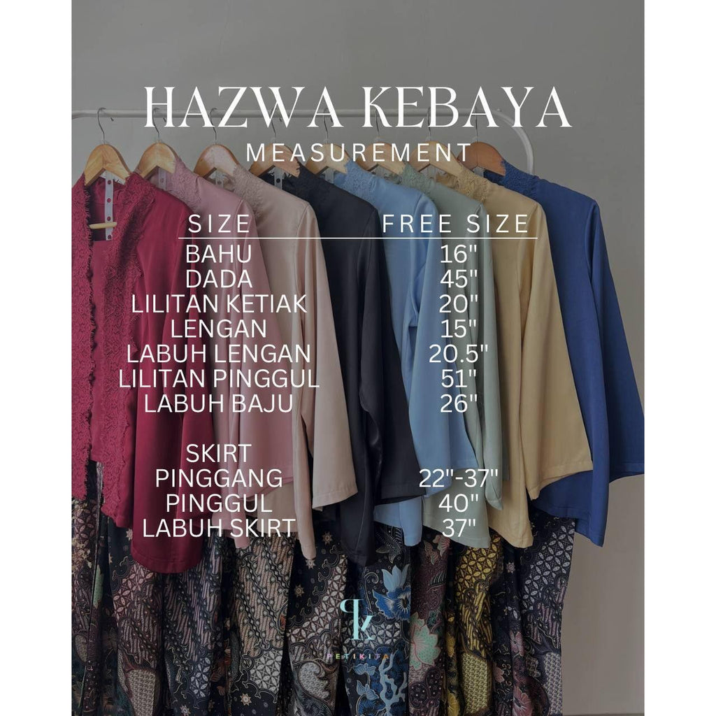 HAZWA KEBAYA BY PETIKITA RAYA 2024