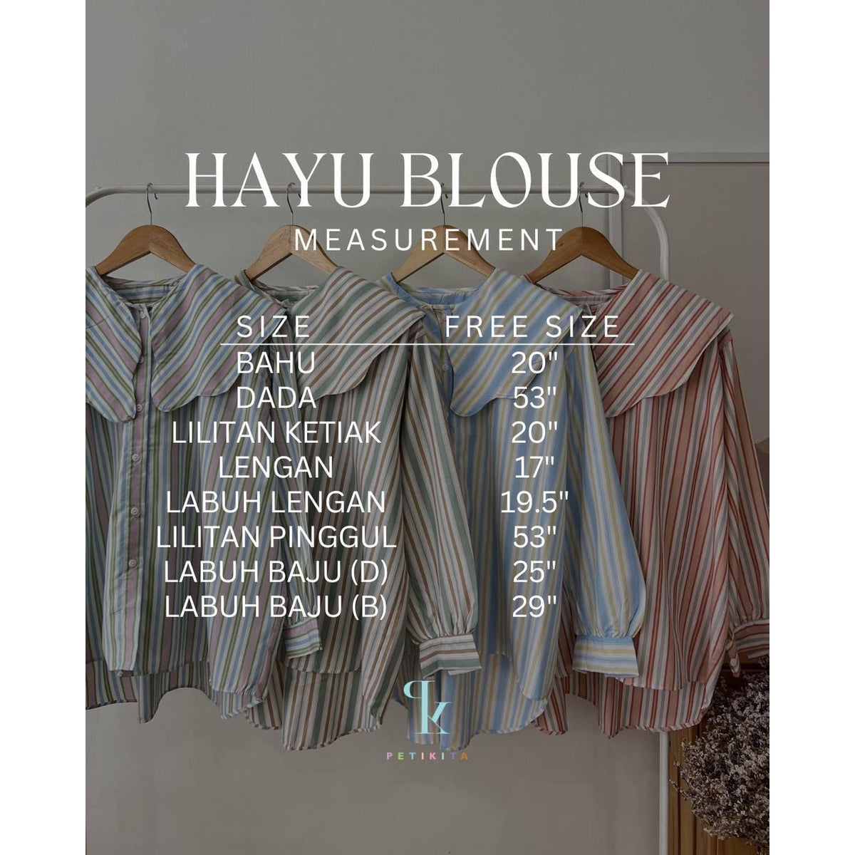 HAYU BLOUSE BY PETIKITA CASUAL