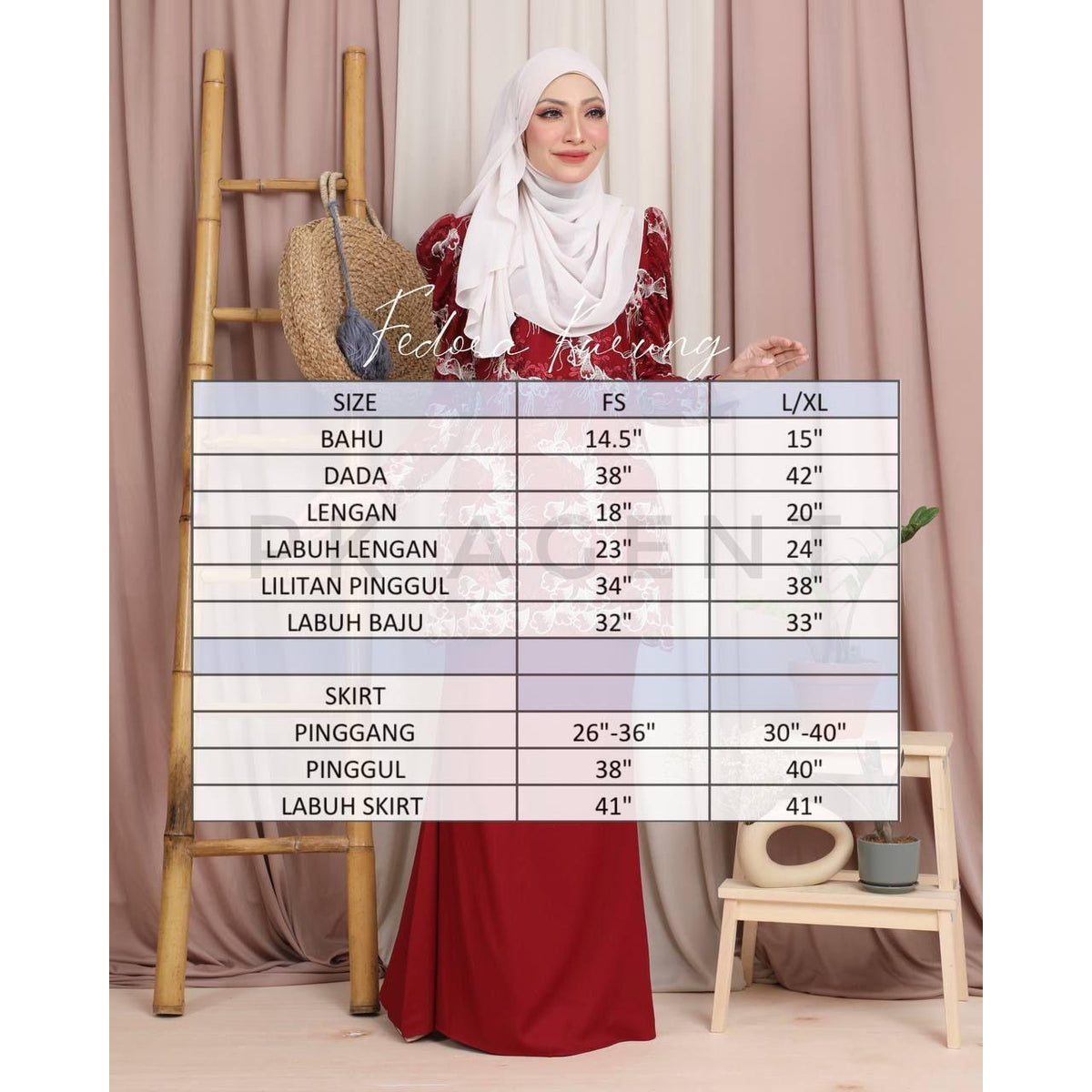 FEDORA KURUNG BY PETIKITA RAYA