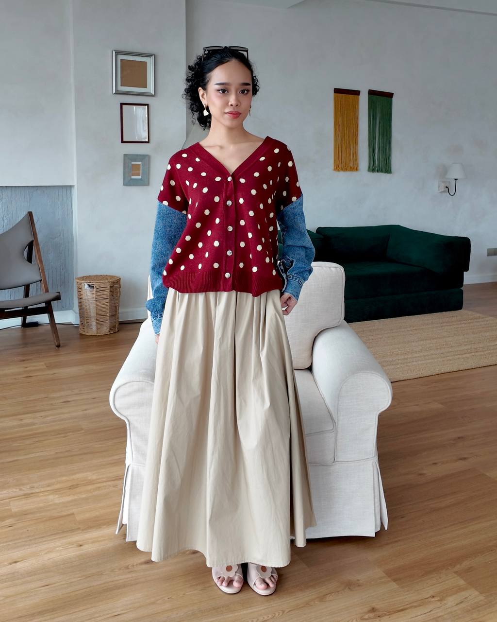 HARUKA KARDIGAN PETIKITA KASUAL