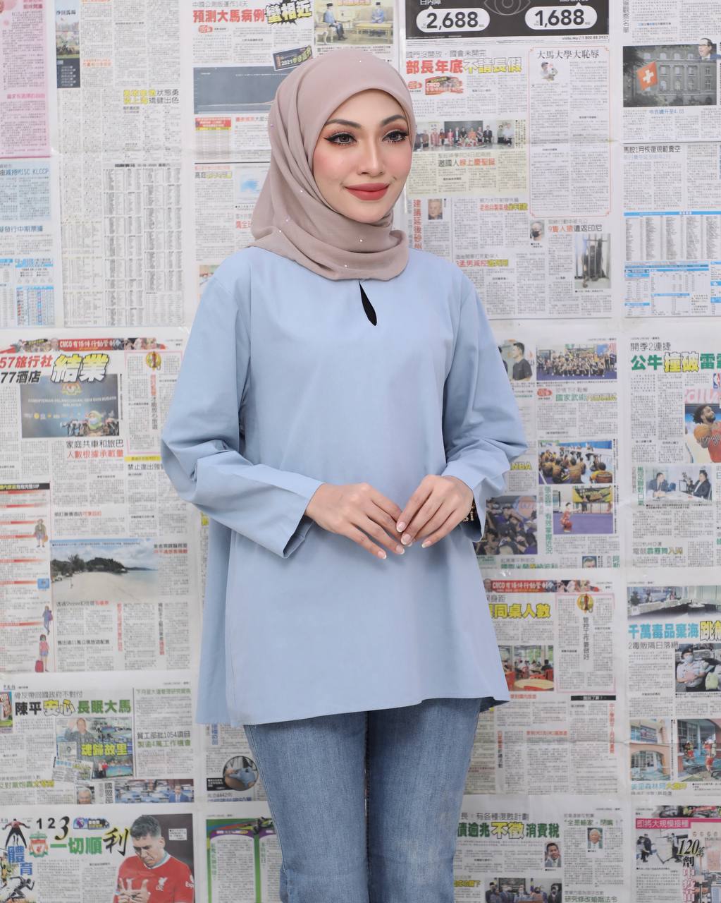 SAIDA BLOUSE BY PETIKITA CASUAL